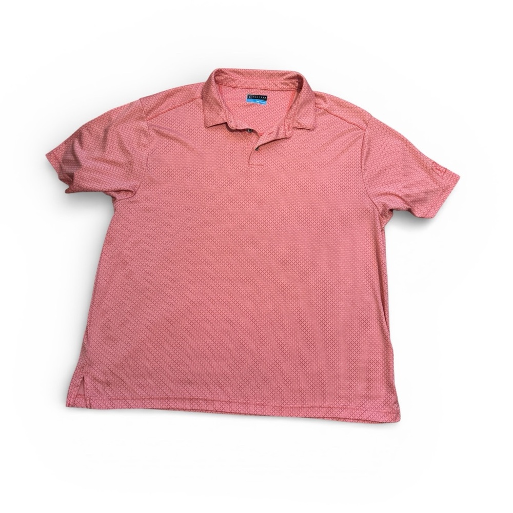 PGA Tour Men's Coral Polo Shirt